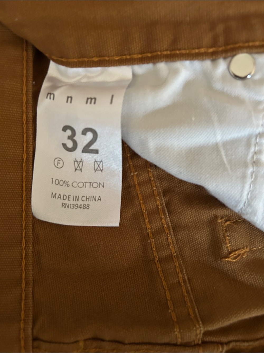 MNML Brown Paint-Splatter Pants - Picture 8 of 8